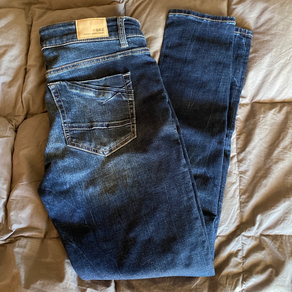 BKE Victoria mid-rise skinny capris